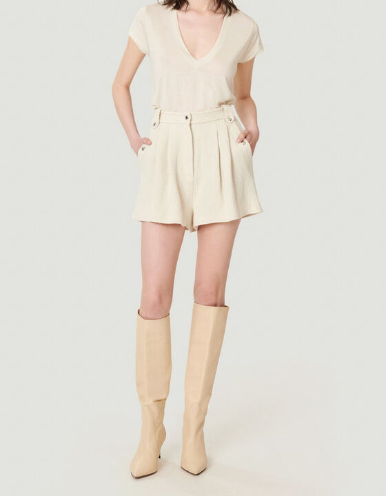 VARD WIDE LEG PLEATED SHORTS